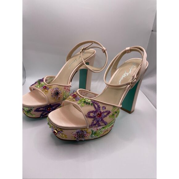 Betsey Johnson Viven Platform Sandal 9.5 - Picture 13 of 16